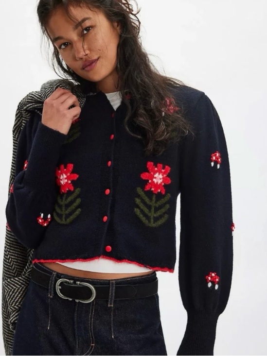 Free People Sweaters - Free People Nonna Knit Cardi Size XS